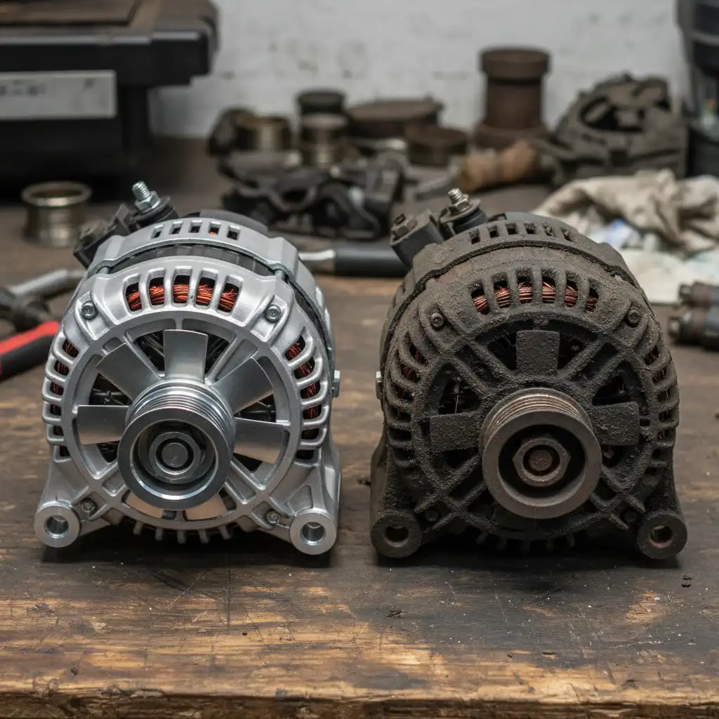 New vs Old Alternator Comparison