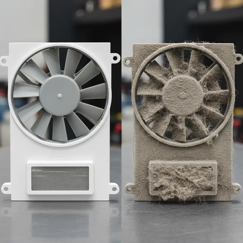 Hybrid battery cooling fan maintenance comparison
