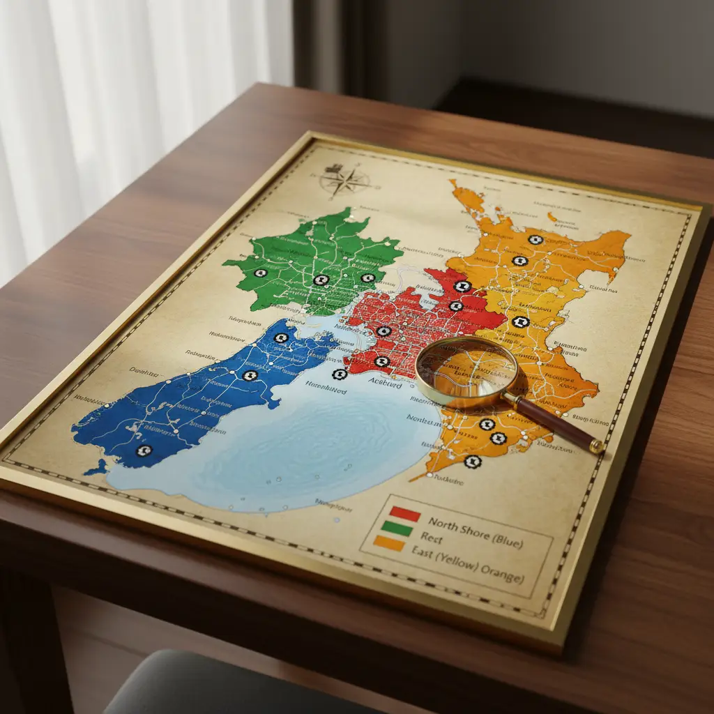 Map of Auckland Mobile Mechanic Service Areas