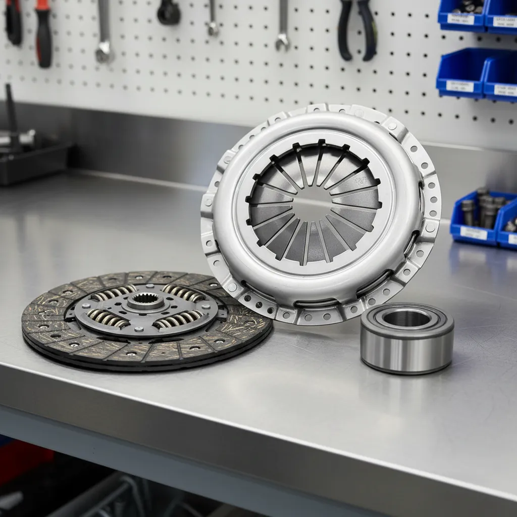 New clutch kit components for replacement