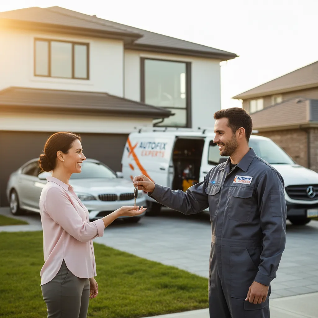 Customer satisfaction with mobile mechanic service