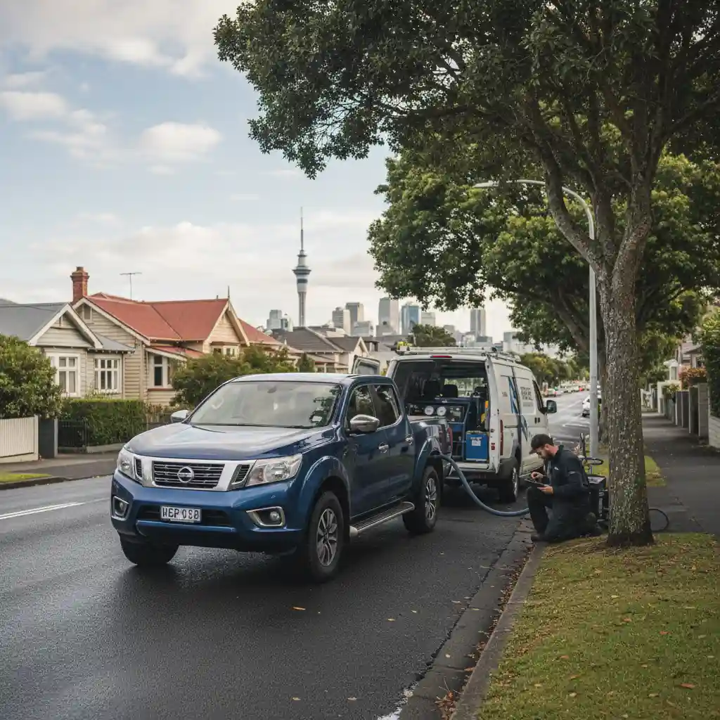 Mobile DPF service for Nissan Navara in Auckland