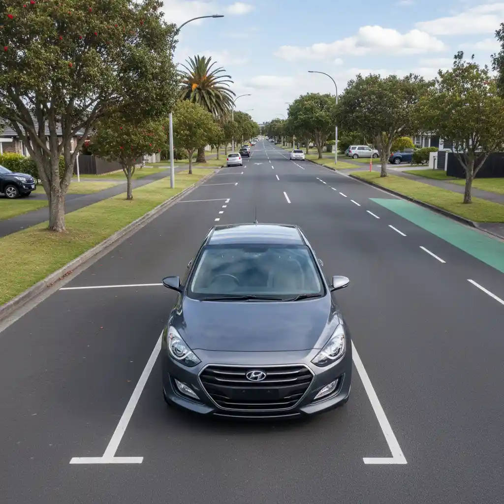 Hyundai i30 ready for safe driving after brake service in Auckland