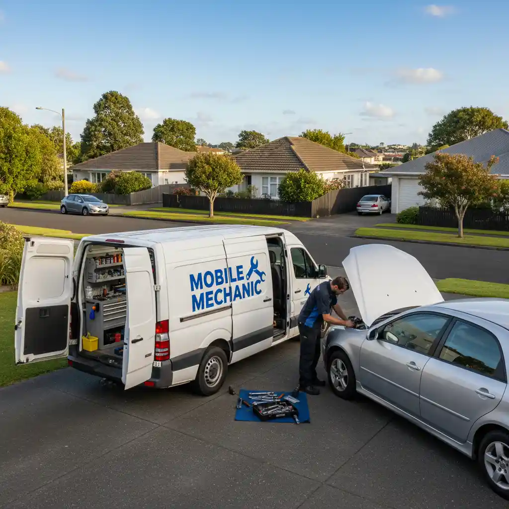 Mobile mechanic van in Auckland