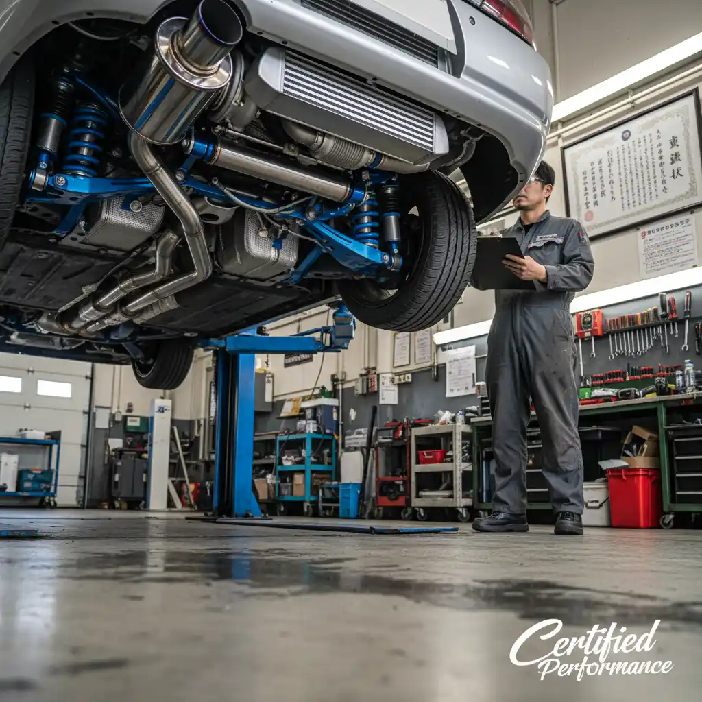 Vehicle modification inspection for LVV certification