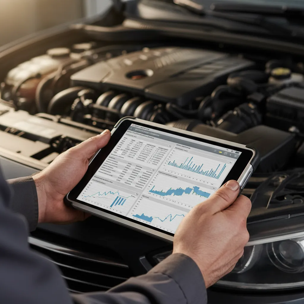 Digital diagnostic report for vehicle inspection