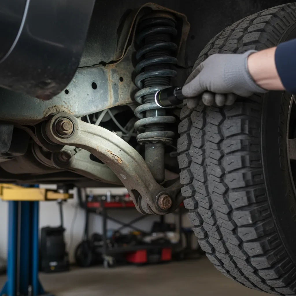 Undercarriage and suspension inspection